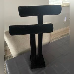 Necklace Display/Stand Black Velvet